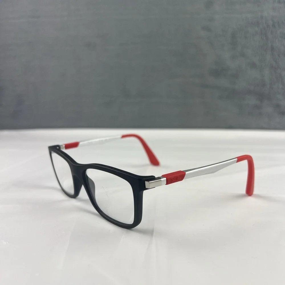 Ray-Ban RB 1549 3652 Kids Youth Eyeglasses FRAMES ONLY Black Red 48-16-125 #3